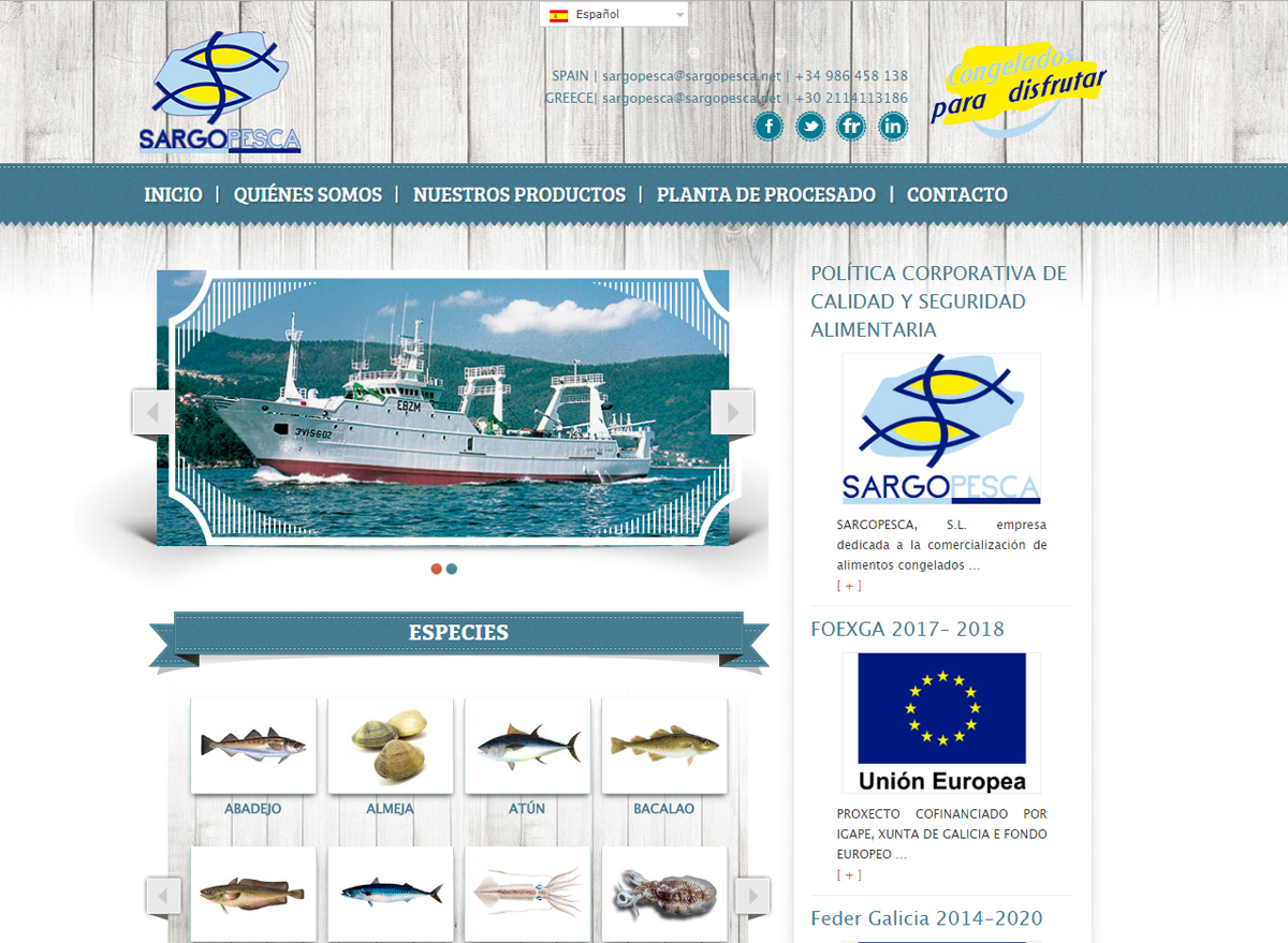 Seteinco portafolio Sargopesca